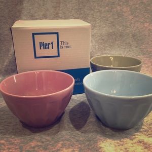 Pier 1 Mixing Bowls - Set of 3